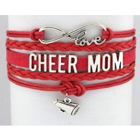 Cheer Mom Armband rot