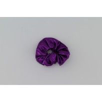 Scrunchies-metallic lila