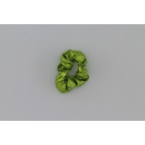 Scrunchies-metallic grün