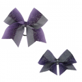 Bow Set Glitter Power Purple - Haarschleife und Anhänger